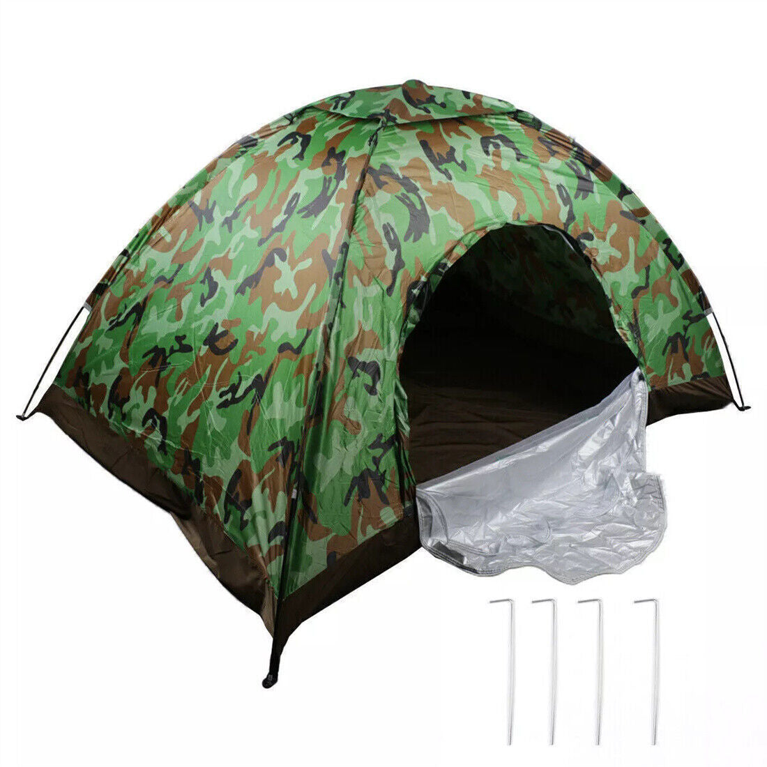 Up Hiking Tent 1-2 Man Person Family Camping Outdoor Festival Shelter UK