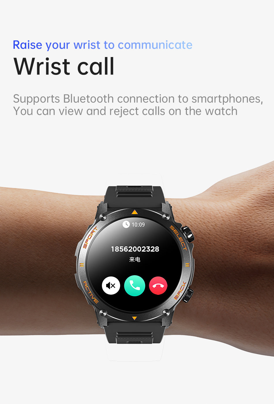 AWEI AMOLED Smartwatch H52 