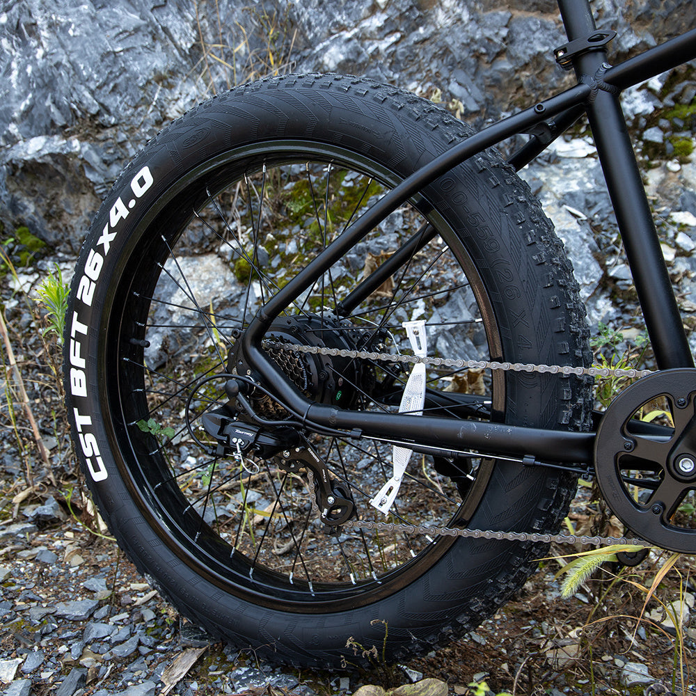 " PowerRide X Pro 1000W Fat Tire Electric Bike – 48V 15Ah Off-Road Beast for Trail, City & Adventure | UL & GCC Certified"