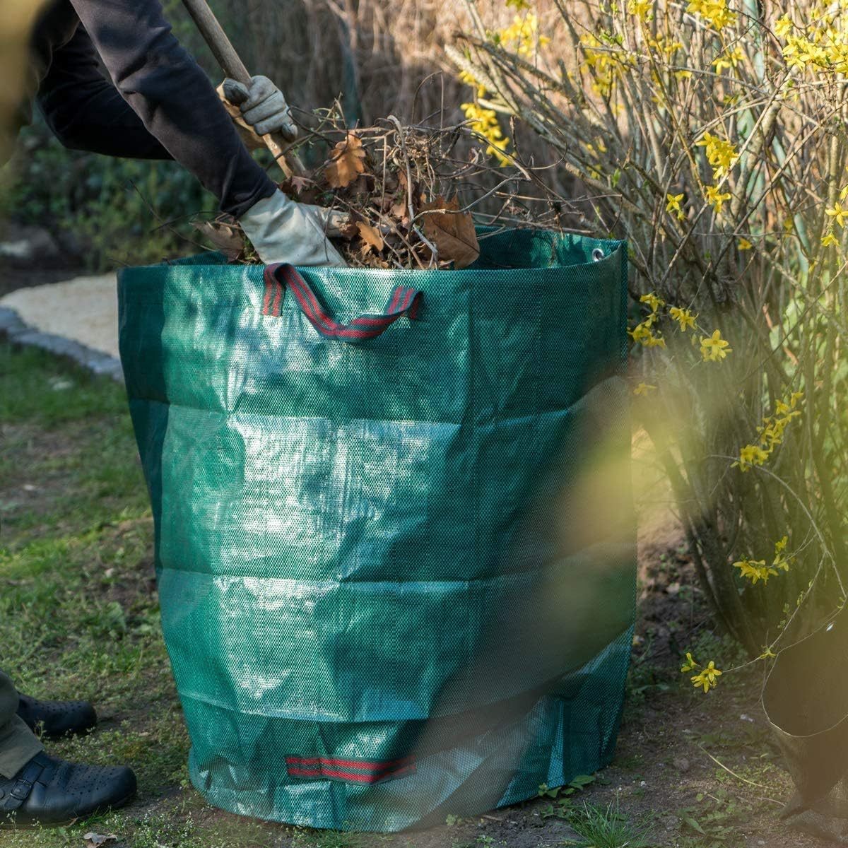 Heavy-Duty Garden Waste Bag – Reusable Yard Garbage Sack (300L / 500L)